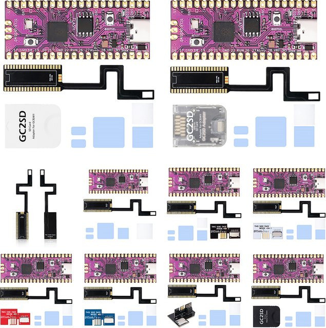 Raspberry Pi Pico Picoboot FPC Flex-Kabel für NGC Gamecube Spielkonsole mit GC2SD/SD2SP2 Flachbandkabel - Bild 1