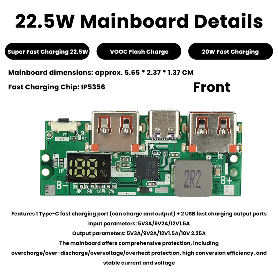 DIY Shell 1260110 Power Bank Gehäuse mit 20000 mAh Kapazität und Dual USB Ladegerät - Bild 5