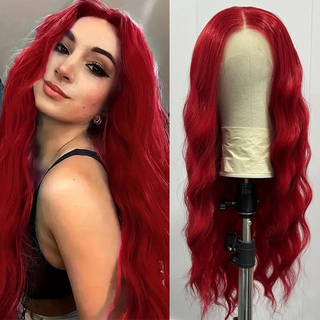 UStyleHair Perücke, rote Wellen, synthetisch, Damen - Bild 1