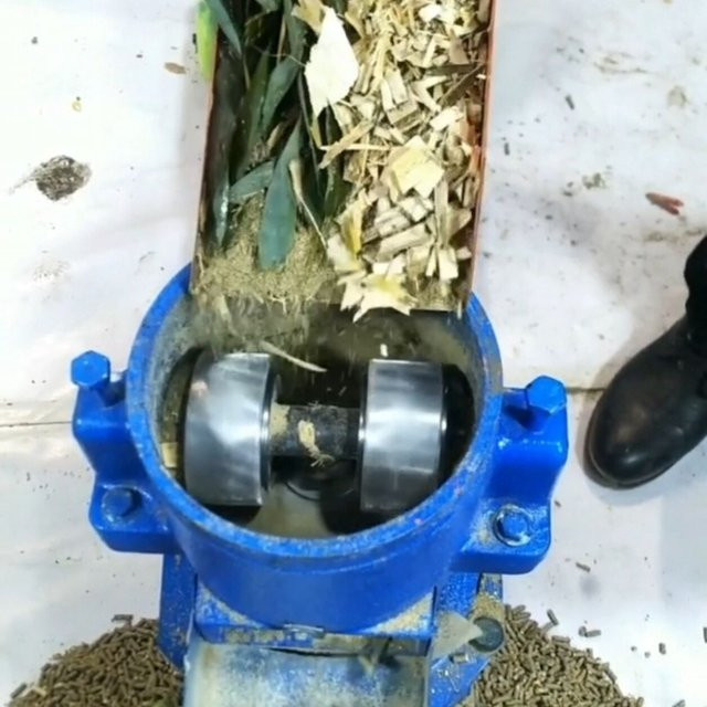 XTMAU Pelletpresse für Tierfutter und Holzpellets in Blau und Metall mit 4mm, 6mm oder 8mm Düsen - Bild 1
