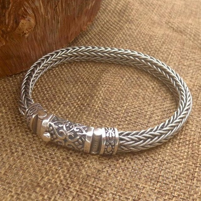 Wucifang Jewelry Armband, 925 Silber, 18cm, Herren - Bild 1