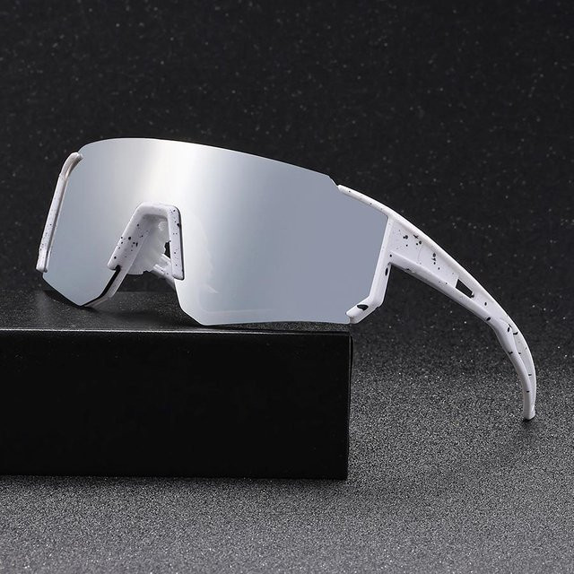 DSD1 Sonnenbrille, Herren, Vollrand, Kunststoff, weiß - Bild 1