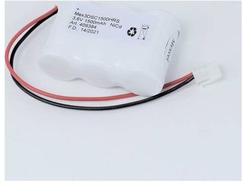 Beltrona ELRD3SC1500 Notleuchten-Akku Stecker 3.6V 1500 mAh in Weiß - Bild 1