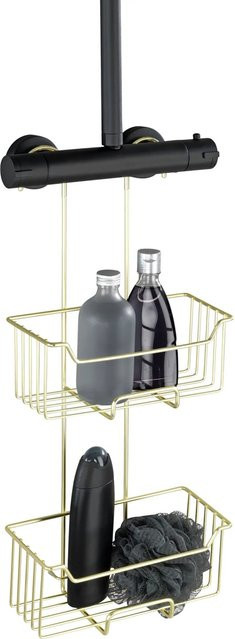 Wenko Thermostat-Dusch-Caddy Milo in Gold mit 2 Etagen - Bild 1