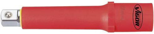 Vigor VDE-Verlängerung V3341 mit 1/2 Zoll Innenvierkant und 1/2 Zoll Außenvierkant, Gesamtlänge: 125 mm - Bild 1