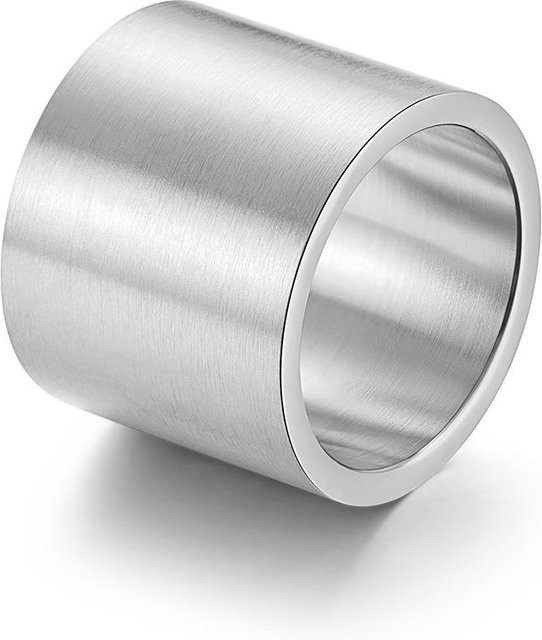 YIRAN Ring Titanstahl, Weiß, Herren, Größe 9 - Bild 1