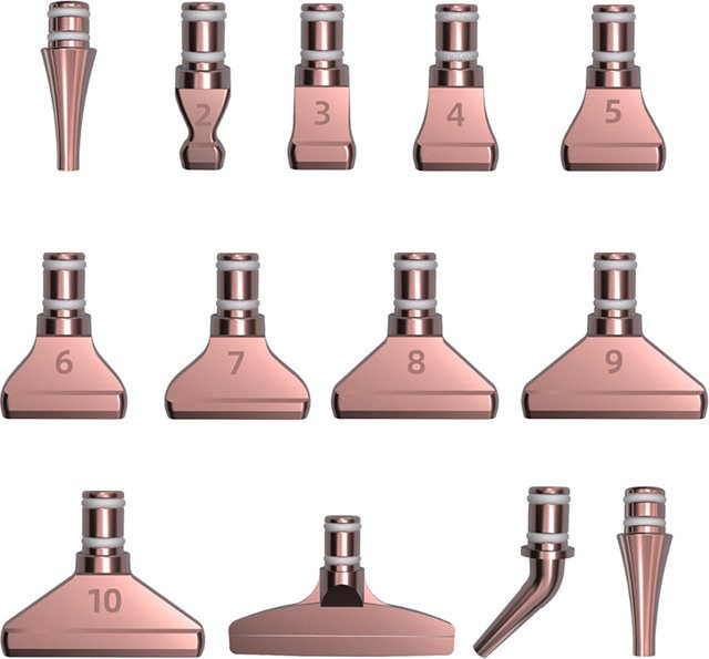 Multi Placer Diamantmalerei Spitze aus Edelstahl in Roségold für 5D Diamantmalerei Werkzeug-Stiftköpfe - Bild 1