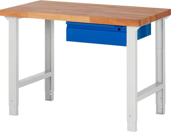 Rau Werkbank Basic Serie 7 Modell 7001-1 in Multicolor und Holzoptik