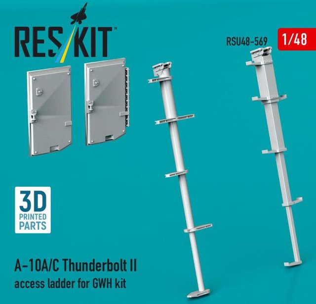 ResKit Models A-10A/C Thunderbolt II Access ladder, 3D Printed - Bild 1