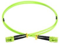 Digitus LWL Patchkabel Duplex LC auf LC Multimode OM5 grün - Bild 1