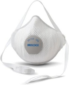 Moldex Atemschutzmaske 3308 FFP2 R D Air Plus ProValve mit Dichtlippe und Klimaventil, Weiß - Bild 1