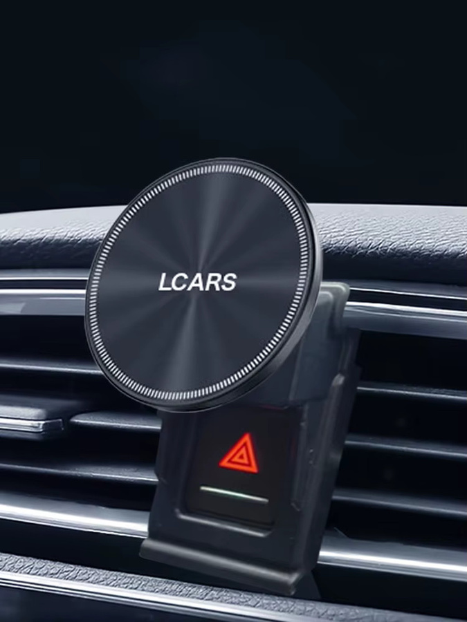 Lcars Magnetische Auto-Handyhalterung für Lüftungsschlitze in Schwarz, passend für Volkswagen Tiguan L 2017-2021 - Bild 5