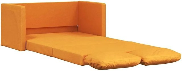 vidaXL Bodensofa mit Schlaffunktion in Dunkelgelb, Stoff, B/T/H: 174 x 112 x 55 cm - Bild 1