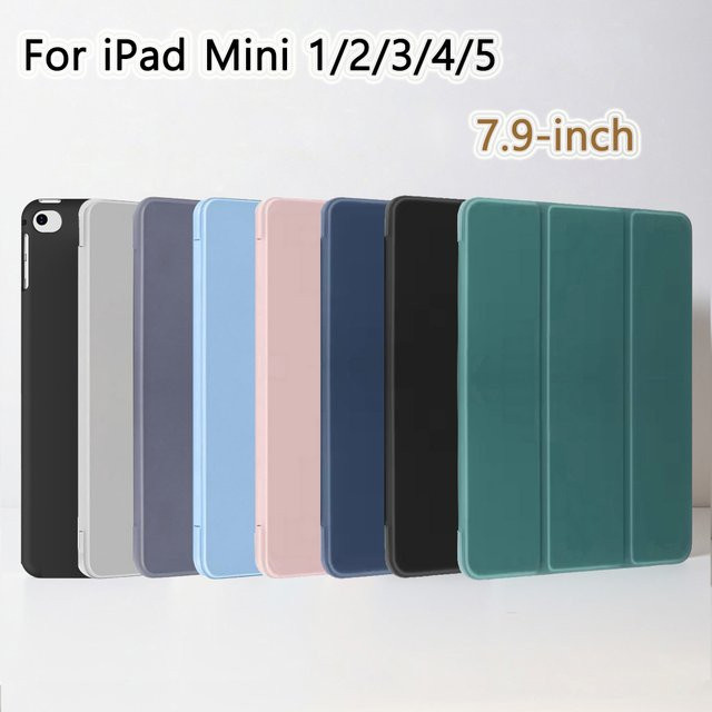 Zair Smart Case Silikonhülle für iPad Mini 5 2019, Mini 4, 3, 2, 1 mit Trifold Stand Folio in Grün - Bild 1