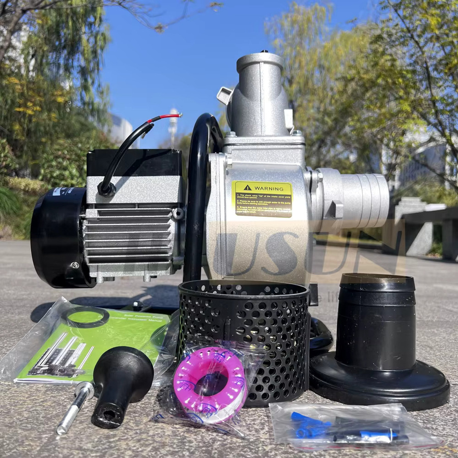 HZUSUN Solarbetriebene DC-Boosterpumpe für Bewässerungssysteme mit 3-Zoll-Rohr und Hochvolumen-Flachbrunnen-Druck - Bild 3