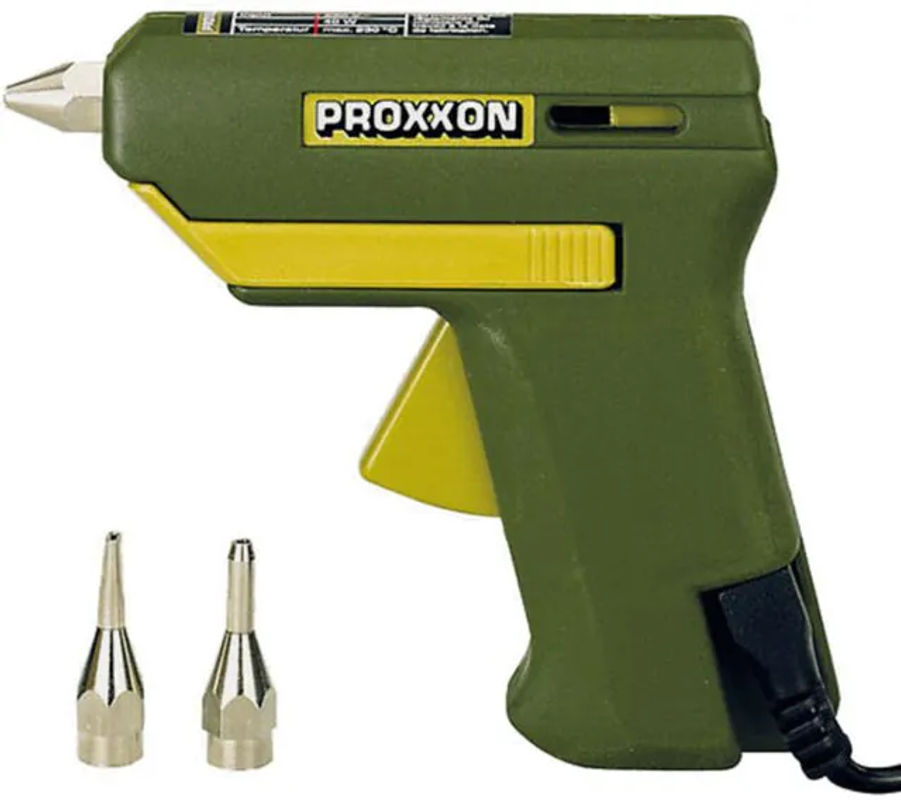 Proxxon Heißklebepistole HKP 220, 40 W, gelb/grün/bunt, für 7mm Klebesticks - Bild 2