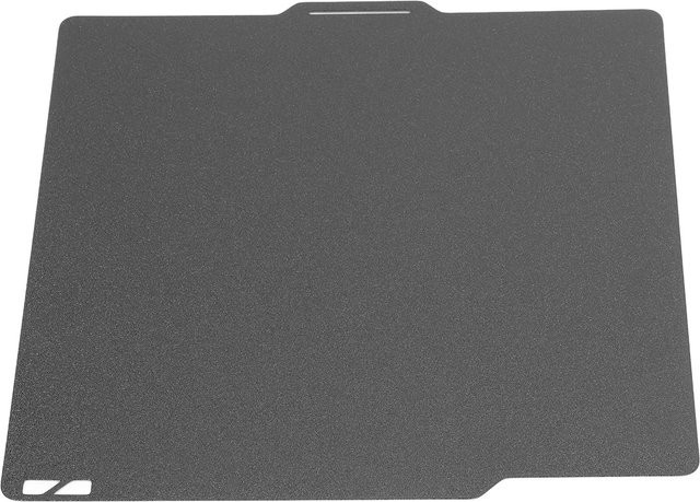 Doppelseitige strukturierte PEI-Platte aus Federstahl für Bambu X1C und P1P in Schwarz und Grau - Bild 1