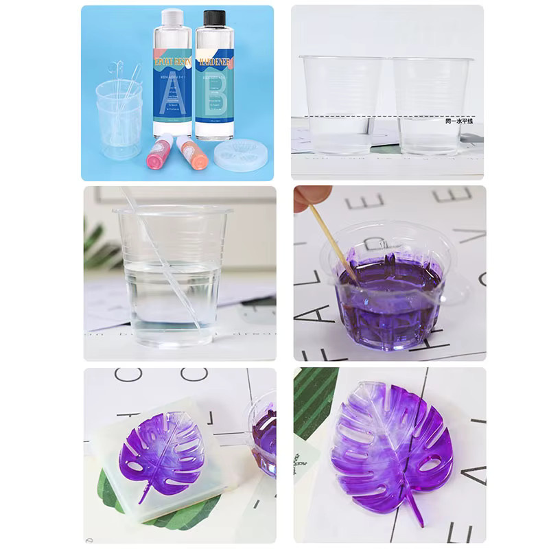 YAKAMOZ Epoxidharz Kleber Set mit Härter, transparent, ideal für Schmuck und DIY-Projekte - Bild 2