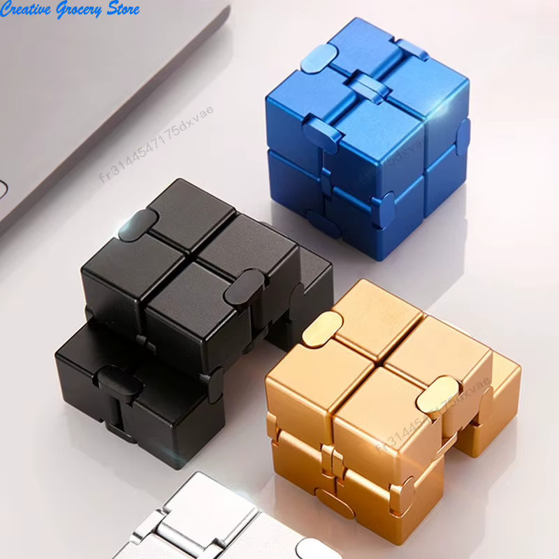 NUOYING Metall-Infinity-Cube Fidget-Spielzeug - Bild 2