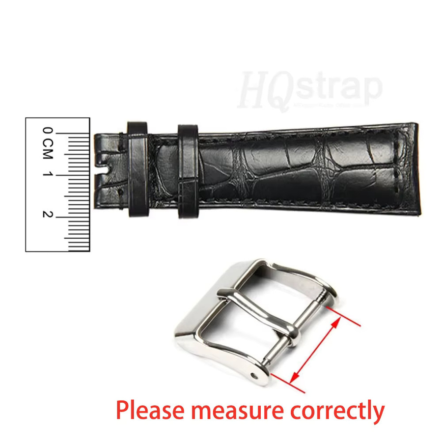 HQstrap Uhrenschnalle, Edelstahl, Silber, Unisex - Bild 2