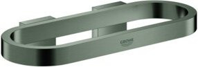 Grohe Handtuchring Selection oval in Hard Graphite Gebürstet, Durchmesser: 20 cm - Bild 1