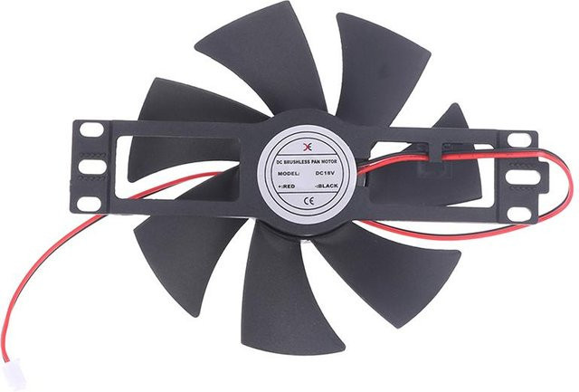 Asahi Kühlventilator für Induktionsherde, 18V, Schwarz - Bild 1
