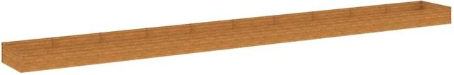 vidaXL Hochbeet aus Cortenstahl in Braun, B/T/H: 960 x 100 x 36 cm - Bild 1