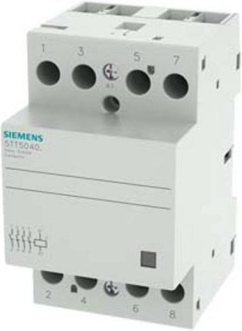 Siemens Installationsschütz 5TT5040-2 mit 4 Schließern, 40 A, Weiß - Bild 1