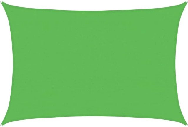 vidaXL Sonnensegel aus HDPE in Hellgrün, Rechteckig, 4 x 5 m - Bild 1