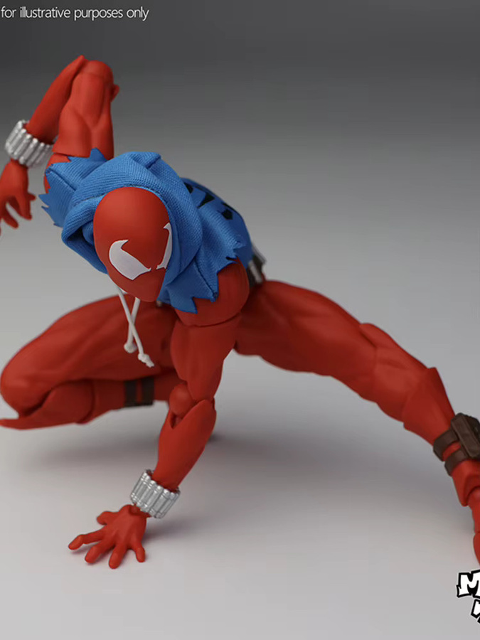 Original Mess Toys Scarlet Spider-Man Actionfigur, Marvel, Einzelfigur - Bild 2