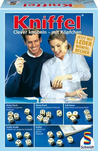 Schmidt Spiele Kniffel Würfelspiel mit Lederwürfelbecher - Bild 1