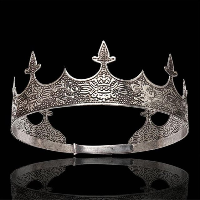 Wucifang Jewelry Diadem, Barock Vintage, Metall, Grau, Unisex - Bild 1