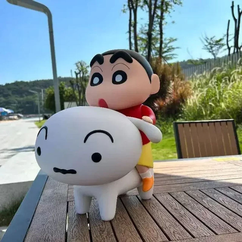 Bandai Crayon Shin-Chan Anime Actionfigur Nohara Shiro Ride Mehrfarbig aus Kunststoff - Bild 1