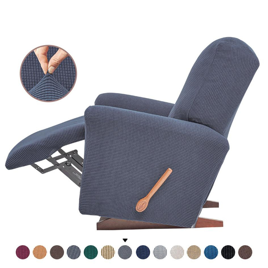 Battilo Sesselbezug aus Plüsch, wasserdicht und elastisch, kariertes Design für Relax- und Massagesessel - Bild 1