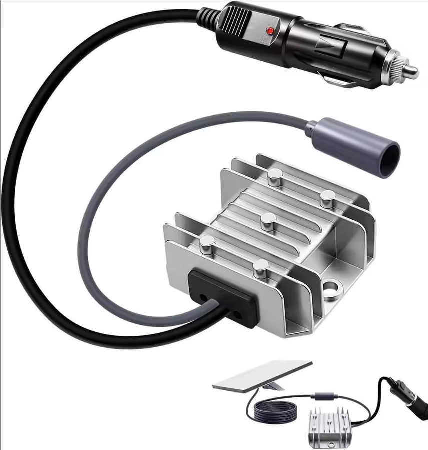 GYVRM Mini-DC-Aufwärtswandler von 12/24 V auf 30 V mit 3,5 A und wasserdichtem Zigarettenanzünder-Stecker in Silber - Bild 3