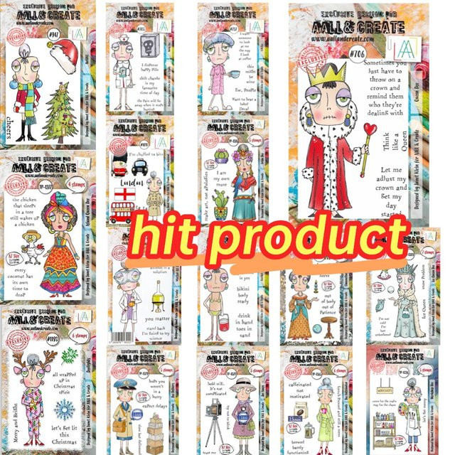 Dee-Hit Transparente Silikonstempel für DIY-Scrapbooking und Bastelbedarf - Bild 1