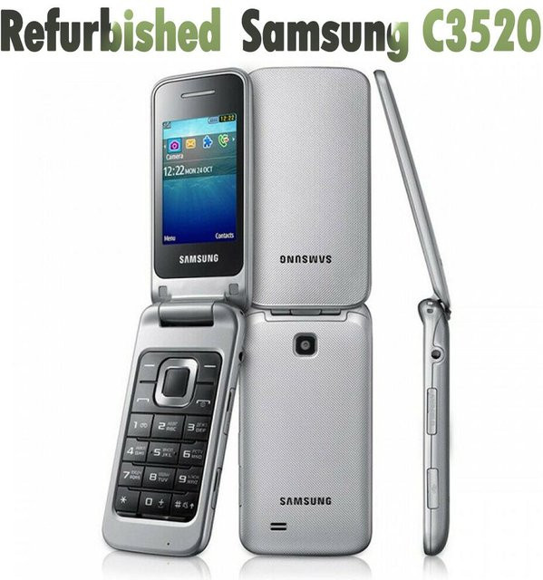 Samsung C3520 Mobiltelefon Refurbished Schwarz mit 1 SIM-Karte - Bild 1