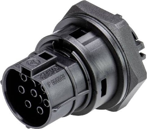 Wieland Electric 9L.071.6353.1 Geräteanschluss in Schwarz - Bild 1