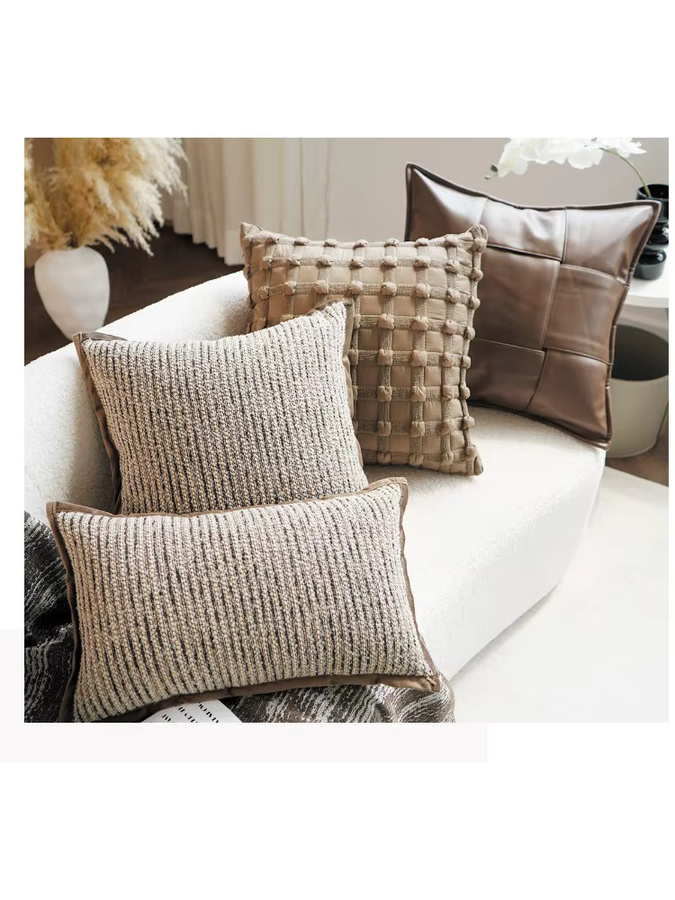 Melard Kissenbezug Braun im Skandinavischen Design für Sofa und Bett B/H: 45 x 45 cm oder B/H: 30 x 50 cm - Bild 6