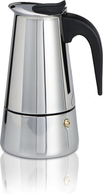 XavaX Espressokocher aus Edelstahl in Silber, 250 ml, geeignet für Induktion - Bild 1