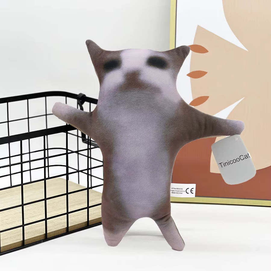 TinicooCat Glückliche Katze, Plüschtier, Stofftier - Bild 4