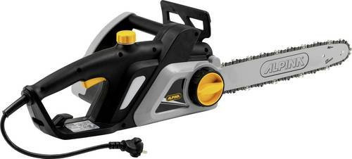 Alpina Outdoor Elektro Kettensäge 2000W Schwarz mit 400mm Schwertlänge und Schwertschutz - Bild 1