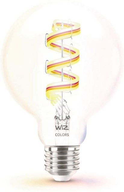 WiZ Smart LED Filament Lampe Globe G95 E27 White & Color, dimmbar, Transparent - Bild 2