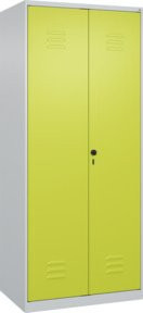 C+P Wäschespind Garderobenspind Classic PLUS mit 2 Abteilen in Viridingrün, H: 185 cm, B: 80 cm, T: 50 cm - Bild 1