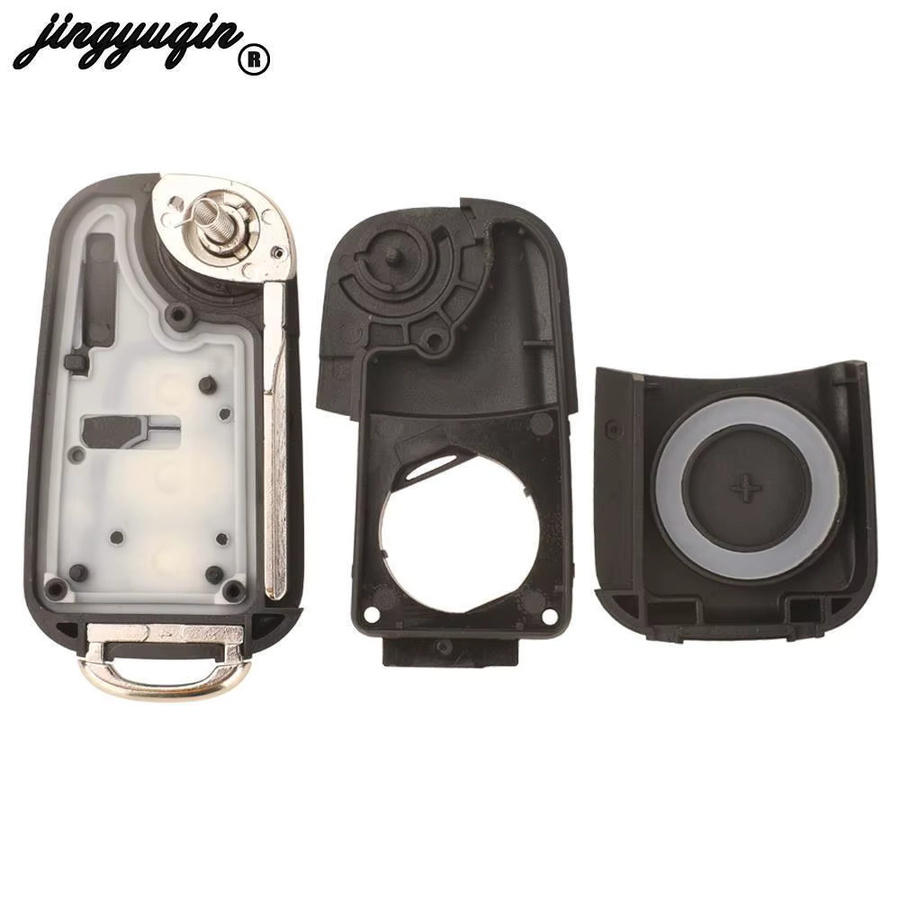 Jingyuqin 3-Tasten-Klappschlüssel Ersatzschlüsselgehäuse für MG MG5 MG7 MG GT GS 350 360 750 W5 in Schwarz - Bild 4