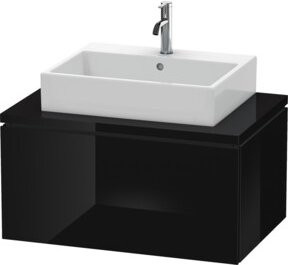 Duravit Waschtischunterschrank L-Cube in Hochglanz Weiß für Konsole mit 1 Auszug, B: 82 cm, T: 54,7 cm, H: 40 cm - Bild 1
