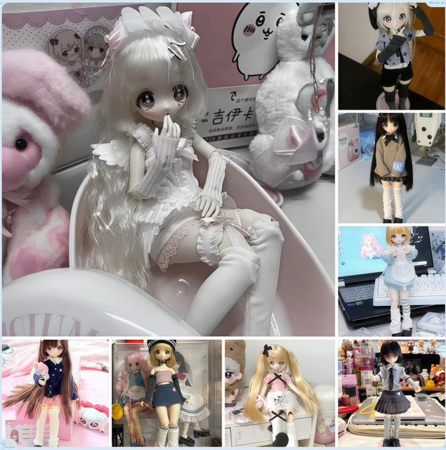 52TOYS Don't Touch My Bangs Serie 1/6 BJD Blind Box, Mädchenpuppe, PVC-Figur - Bild 1