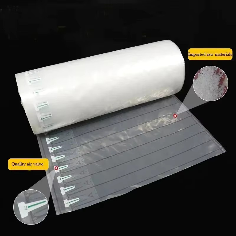 JIUAN Luftpolsterfolie Luftkissenrolle transparent 50m zur Stoßsicherung und Verpackung - Bild 4