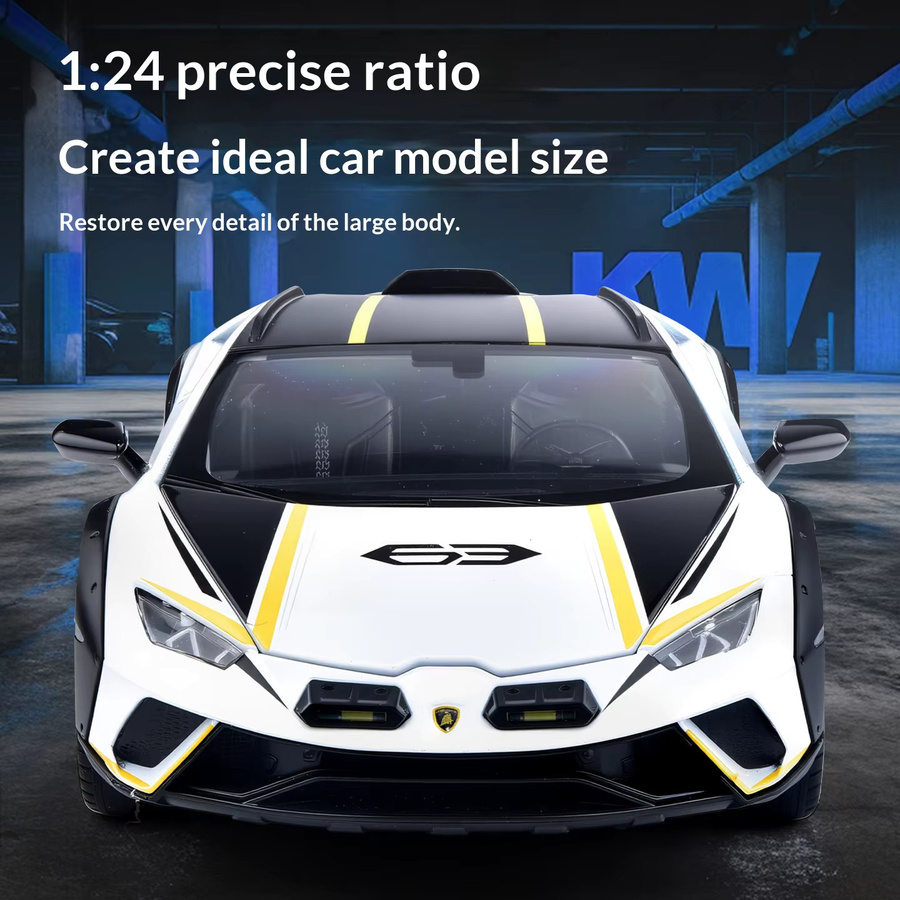 Maisto Lamborghini Huracán Modellauto, 1:24, Weiß, Metall - Bild 2