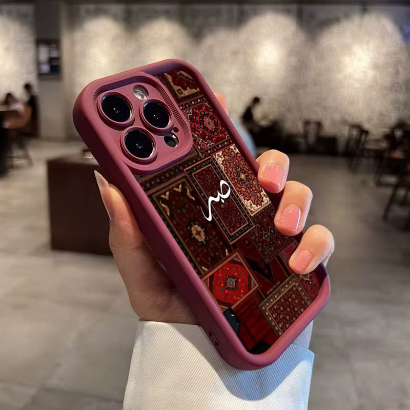 Stilvolle Handyhülle im Perserteppich-Design für Apple iPhone Modelle, Multicolor, stoßfeste Schutzhülle - Bild 2